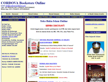 Tablet Screenshot of cordova-bookstore.com